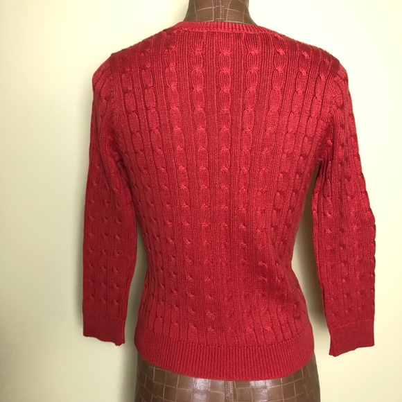 MICHAEL Michael Kors Orange Cable Knit Sweater - Picture 10 of 10